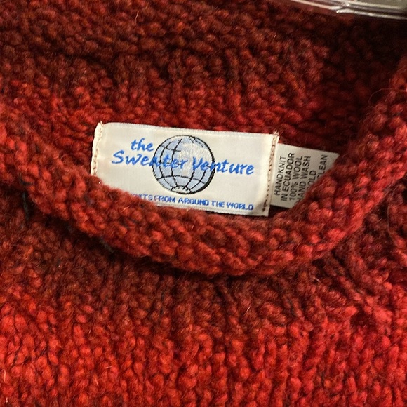 The Sweater Venture Handmade Wool Sweater. - Picture 2 of 4